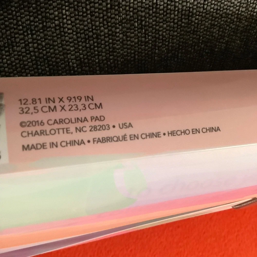 Carolina Pad StudioC 13 Pocket Organizer-''LIFE IS PRETTY GOOD'' 12.81